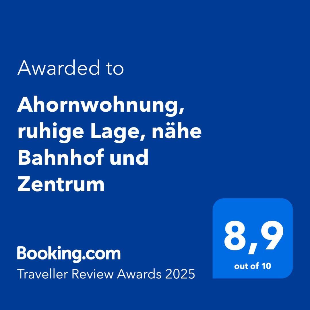 Ahornwohnung, Ruhige Lage, Naehe Bahnhof Und Zentrum Букс Екстер'єр фото